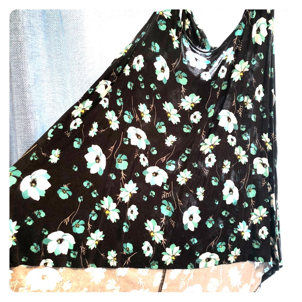 Cute plus size high low cotton tank
